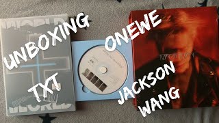 MAGICраспаковка TXT Freeze  Jackson Wang MAGICMAN  Onewe STUDIO WE  Recording  kpop  unboxing [upl. by Michal]