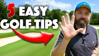 5 EASY ways to become a consistent golfer Anyone can do [upl. by Ramaj437]