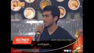 Vijay Awards  Actor Kalidas Jayarams performance [upl. by Nivlam671]