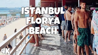 4K 🦊 Istanbul Walk Aqua Floria Beach  Walking Tour [upl. by Rihana]