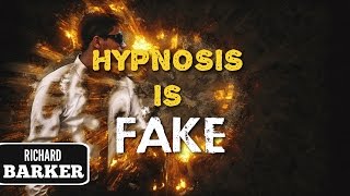 Hypnosis is Fake Angry Guy with Hypnotist Richard Barker [upl. by Haeel738]