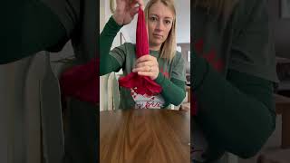 DIY Napkin Rings Hosting on a Budget diydecor christmasdecor holidaydecor [upl. by Llerahc]