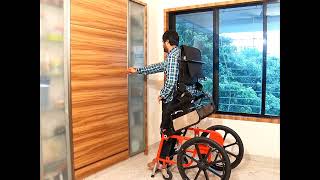 Affordable Standing wheelchair India  Made in India  Rita healthcare iSTAND  call 8591036236 [upl. by Neyrb]