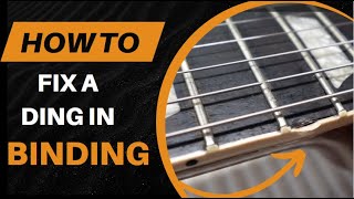 How to Fix a Ding in Binding [upl. by Hoover]