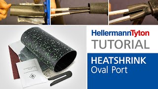 Closure Installation  Oval Port Heatshrink [upl. by Kcuhc]