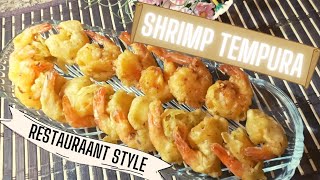 Shrimp Tempura  Prawns Recipe  Restaurant Style [upl. by Fafa]