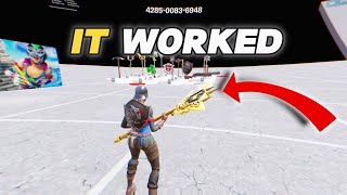 Testing FREE Skin Maps in Fortnite… [upl. by Dammahum421]