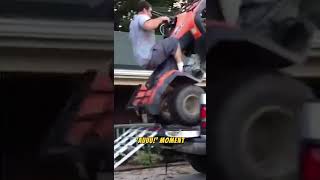 Ladder to Nowhere Dad’s Quad Escapade Gone Hilariously Wrong 🤣🤦‍♂️😆🔄 [upl. by Eniretak536]