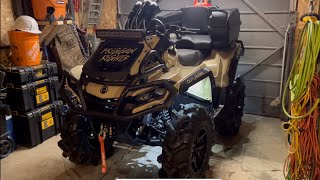 SYA Warrior Snorkel Kit Install on 2023 XMR 850 [upl. by Gretal]