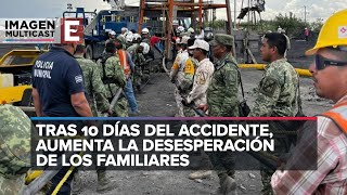 Mineros atrapados en Coahuila Obstáculos frenan el rescate de los 10 trabajadores [upl. by Adnuhsal]