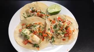 como preparar unos tacos de pescado riquísimos [upl. by Biancha]