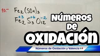 Estados de OXIDACIÓN y VALENCIA Bien fácil [upl. by Nillok]