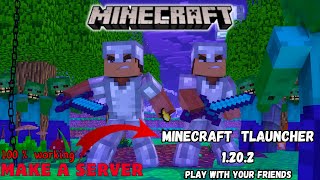 Make Minecraft Server Free in Tlauncher  100 working WINDOWS 81011 [upl. by Burch]