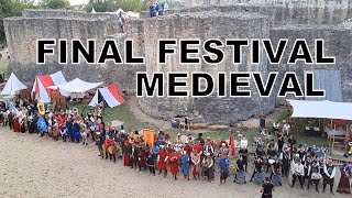 FINAL FESTIVAL MEDIEVAL SUCEAVA retragerea trupelor fragment [upl. by Cela43]