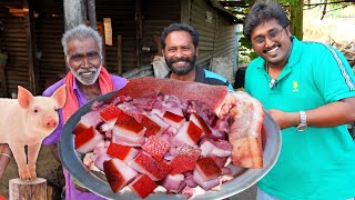 PORK FRY VILLAGE STYLE COOKING  TASTY PORK RECIPE  கிராமத்து பன்றிகறி வறுவல்  PORK CURRY  MEIPIX [upl. by Cormac848]