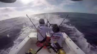 2016 New Years Wahoo Fishing in Bahamas with Tabooma Fishing [upl. by Ecnaret]