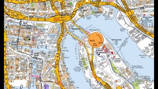 TOPOGRAPHICAL ROUTE NO02PART 2 IN URDU LANGUAGEROUTE INVOLVES BLACKWALL TUNNEL WITH NORTHBOUND [upl. by Novel]