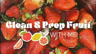 Restocking fridge  Washing amp Prepping Fresh Strawberries amp Blueberries  Satisfying Fruit Prep ASMR [upl. by Tish]