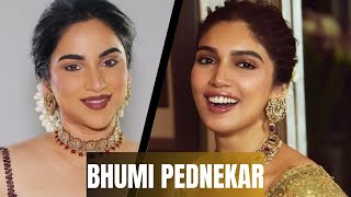 25 Celebrity Diwali Makeup Look  BHUMI PEDNEKAR [upl. by Holds]