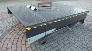 775438 HORMANN HTL2P20255RSP HYDRAULIC DOCK LEVELER SHELTER RAMP 2014 NEWUNUSED 400V [upl. by Marlene]