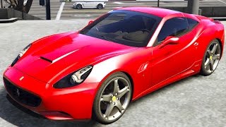 GTA 5 PC MODS  2012 Ferrari California GTA 5 CAR MOD [upl. by Dadelos]