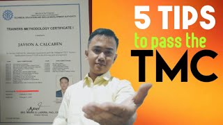 5 TIPS TO PASS THE TRAINERS METHODOLOGY COURSE I  FOR PROPER ASSESSMENT SirJayson [upl. by Ilil]