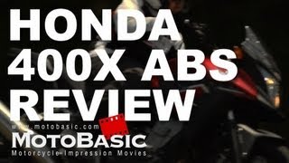 400X ABS ホンダ2013 バイク試乗インプレ・レビュー HONDA 400X ABS REVIEW [upl. by Lossa]