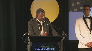 11Alive Meterologist Chesley McNeil given Silver Circle award [upl. by Eninnej]