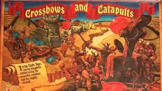 Ep 162 Crossbows And Catapults Board Game Review Lakeside 1983  How To Play [upl. by Grae]