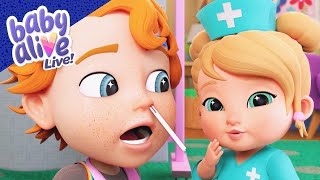 🔴 Baby Alive Doctors Get A Boo Boo 👶 Baby Alive Official 247 LIVESTREAM 🌈 Peppa Pigs Friends [upl. by Ern401]