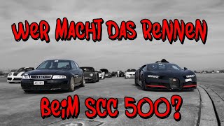 Das Rennen beim SCC 500  Die Limo gegen Bugatti Chiron  Philipp Kaess [upl. by Macrae601]