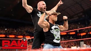 Shawn Michaels coming out of retirement as DGeneration X reunite Raw Oct 8 2018 [upl. by Datha]