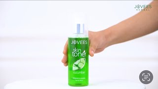 Jovees Hydrating Cucumber Skin Toner  Oily amp Acne Prone Skin [upl. by Nimajeb152]