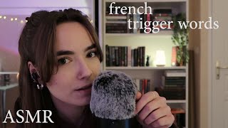 ASMR french 🇫🇷 trigger words  gentle mic touching [upl. by Amaris]