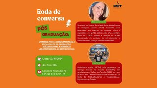 Roda de Conversa PósGraduação  Diálogos sobre a Residência Multiprofissional em Serviço Social [upl. by Benn]