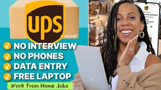 UPS is Hiring 🎉  Get Paid 3165hr  No Interview No Phones Data Entry UPS Work From Home Jobs [upl. by Nevar]