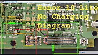 Honor 10 Lite no charging diagram [upl. by Vig705]