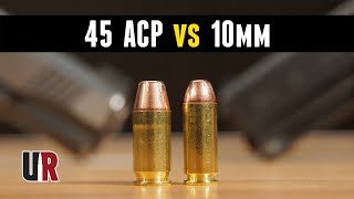 HeadtoHead 45 ACP vs 10mm For Self Defense [upl. by Sivolc364]