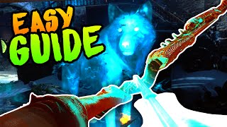 BEST WOLF BOW UPGRADE GUIDE EASY Black Ops 3 Zombies Der Eisendrache Easter Egg Guide  Tutorial [upl. by Yelnoc]