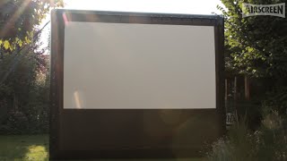 The most portable inflatable screen AIRSCREEN® nano  100 made in Germany [upl. by Assirek]