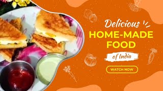 Very yummy sandwich recipe at home plz like share amp subscriberecipetrending indianfoodcooking [upl. by Seldan]