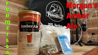 Fermzilla conical fermenter Morgans Amber Ale Pressure fermenting Part 1 [upl. by Aerdnek]