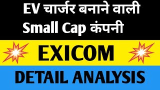 Ev चार्जर बनाने वाली Small Cap कंपनी  EXICOM Share Analysis  Exicom tele systems share news [upl. by Cornelie]