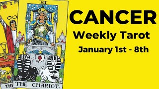 Cancer A Great Expansive Change  Are You Ready 💙 Jan 1st  8th WEEKLY TAROT READING [upl. by Pantin203]