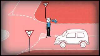 Pedestrians and roundabouts [upl. by Yelnek]