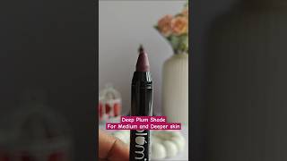 Deep Plum Shade Lipstick for Medium and Deeper skintone plumgoodness lipstickshorts darklipstick [upl. by Artemisa]