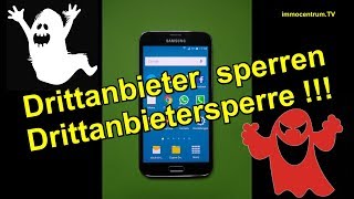 Drittanbietersperre📱💰Externe Dienste☻😠sperrenAbofallenHandybetrug☻Abobetrug☹Handyabzocke [upl. by Lenz]