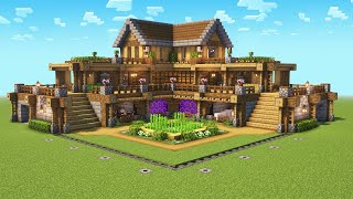 Minecraft Ultimate Survival House Tutorial [upl. by Loss]