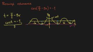 Równania trygonometryczne [upl. by Ynnaj]