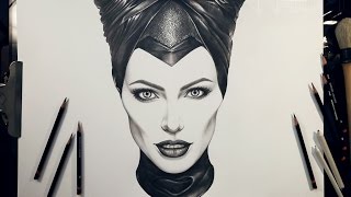 Drawing MALEFICENT by TANKRIUM [upl. by Remus]